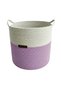 Cord Rope Cotton 6-7 mm 45-50 Meters 1 kg Rope - Lilac - 3