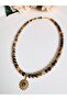 Cheetah Eye Natural Stone Necklace 45 cm - 5