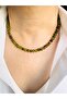 Natural Stone Green Mix Necklace 43 cm