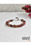 Original Rose Quartz Cracked Natural Stone Lady Bracelet - 3