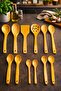 Wooden Serving Set Natural Wooden Spoon, Turmeric Spatula, Kitchen Utensils Set - 6