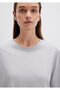 Crew Neck Gray Basic T-Shirt Regular Fit / Normal Cut 1600955-83096 - 5
