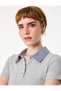 Viscose Blended Slim Fit Short Sleeve Polo Collar T-Shirt - 2