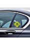 2 Pack Baby on Board Car Sign with Suction Cup for Car Rear Window 12x12cm Reflective Yellow - 4