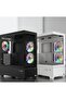 علبة كمبيوتر بيضاء (Z200) - تدعم بطاقة رسومات RTX، تبريد مائي 320 مم، لون أبيض أورا - 2