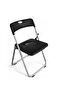 Folding Chair Plastic Durable with Strong Metal Frame - 3