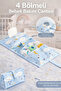Luxury 9 Piece Mother Baby Set - Laundry Basket, Baby Bag, Diaper Bag, 6-Piece Suitcase Organizer - 6