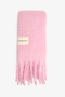 Candy Pink Pera Soft Textured Scarf