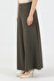 A-Line High Waist Wide Palazzo Trousers - 3