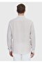 Tile Striped Casual Fit Woven Casual 100% Linen Shirt - 6