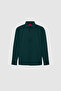 Ds Groom Slim Fit Dark Green Italian Lapel Dobby Long Sleeve Easy-Iron Breathable Four - 5