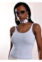 Baby Blue U-Neck Ribbed Basic Undershirt - 6