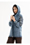 Women's Stone Embroidered Embroidered Long Sleeve Cotton Denim Jacket - 3