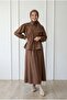 Övün Cupra Skirted Tunnel Set-Na3437 Light Brown