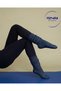 Slouch Oversize Cotton Women's Aerobic Sports Pilates Navy Blue Leggings Socks