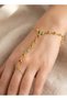 Colorful Zircon Stone Steel Shahmeran New Season Round Cut Gold Color