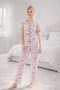 Women's 01667 Short Sleeve Camisole Pajama Set - 2