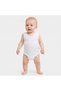 Baby Boy Undershirt Bodysuit Set of 2 100% Cotton Summer Sleeveless Bodysuit Printed & Plain White 0-24 Months - 5