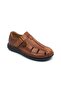100% Genuine Leather Orthopedic Summer Comfortable Men's Sandals Slippers 39-44
