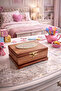 Handmade Antique Patterned Wooden Compartment Box