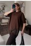 Women's Skirt Asymmetrical Lace Detail Blouse