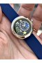 Navy Blue Silicone Cord, Boy's Wristwatch Bracelet - 4