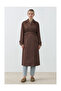 Floriva Long Trench Coat Brown - 3