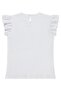 Ruffle Sleeve T-Shirt for 10-13 Years Old - Off-White - 2