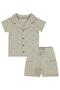 Palmiye Empirmeli 6-18 Month Set - Beige - 4