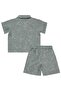 Boy's Patterned Suit for Ages 2-5 - Green - 4