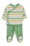 Striped Bodysuit Sets - Ecru - 3