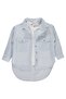 Double Pocket Striped Shirt for 2-5 Years Old - Blue
