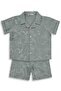 Boy's Patterned Suit for Ages 2-5 - Green - 2