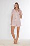 Boydan Buttoned Shorts Suit Heart Pattern Viscose 760-14 - 2