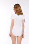 Women's Cotton Lycra Short Sleeve Snap Fastener Body 3013 - 3