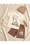 Boy's Teddy Bear Printed Short Sleeve T-Shirt and Shorts Set