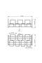 Green 7-Compartment Makeup Organizer Cosmetic Organizer Countertop Organizer Stainless Metal - 4