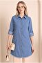 Colorful Denim Tunic