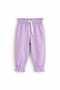2-6 Years Old Girl's Muslin Blouse Lilac Pants Set-2 Y - 3