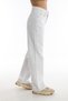 Women's White Wide Leg Palazzo High Waist Pants - 2