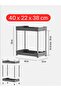 2-Tier Rectangular Bathroom & Kitchen Organizer Shelf - 2