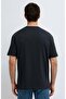 M0613589 Black Logo Printed T-Shirt Men's T-Shirt Black - 5