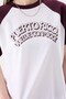 Crep Women's Text Printed College Raglan Sleeve T-Shirt – Relaxed Fit 100% Cotton - 5