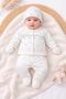 100% Cotton Seasonal Teddy Bear Embroidered Newborn Baby Boy 5 Piece Hospital Discharge Bodysuit Set 0-3 Months - 3