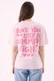 Crep Women's Embossed Heart Slogan T-Shirt – Relaxed Fit 100% Cotton - 2