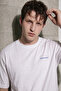 Men's Oversize T-Shirt Champ Archive Printed White – Crew Neck, Comfortable Fit, 100% Cotton - 4