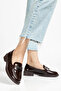 Anna Orthopedic Sole Acı Kave Patent Leather Loafer - 5