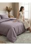 Bestina Gold Cotton Satin Double Duvet Cover Set