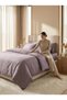 Bestina Gold Cotton Satin Double Duvet Cover Set - 6