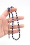 Capsule Cut Daily Size Yellow Navy Blue Vermilion Squeeze Amber Prayer Beads - 5